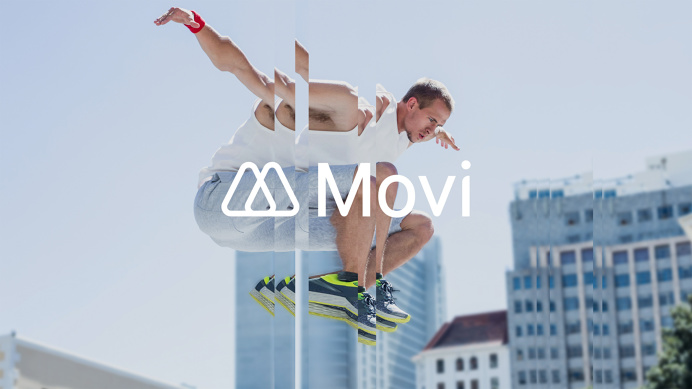 Movi Logo Lock-up #logo #identity #branch #movi #branding