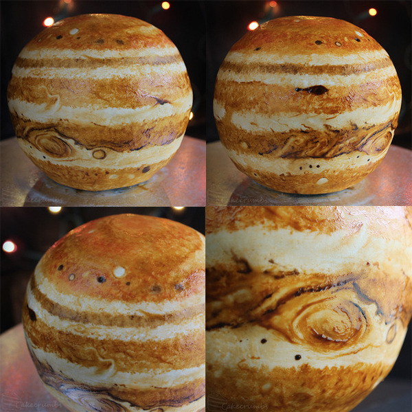 Planetary Structural Layer Cakes Designed by Cakecrumbs #cake #planet #art