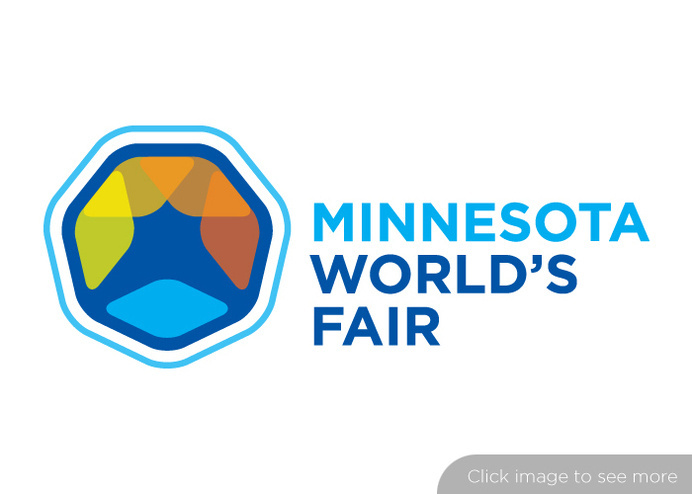 Minnesota World's Fair logo by Urso Chappell #logo #fair #worlds