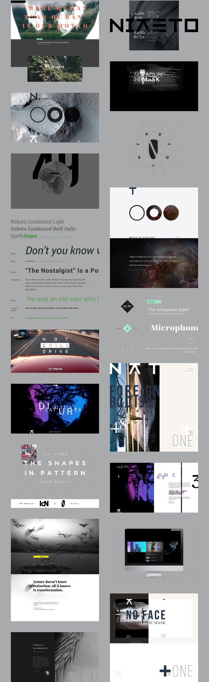 Glimpse into the personal work '15 on Behance