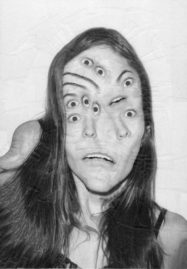 Lola Dupre « PICDIT #black #whitw #portrait #art #collage