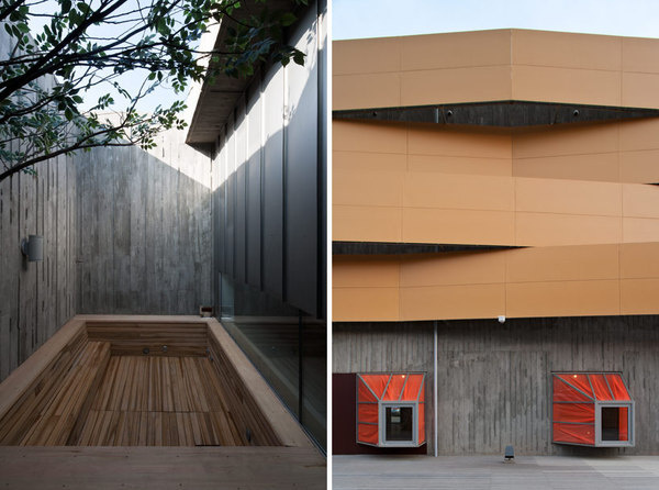 CJWHO ™ (BCHO architects | heyri theater and hotel, paju,...) #theater #facade #korea #design #south #photography #architecture #hotel