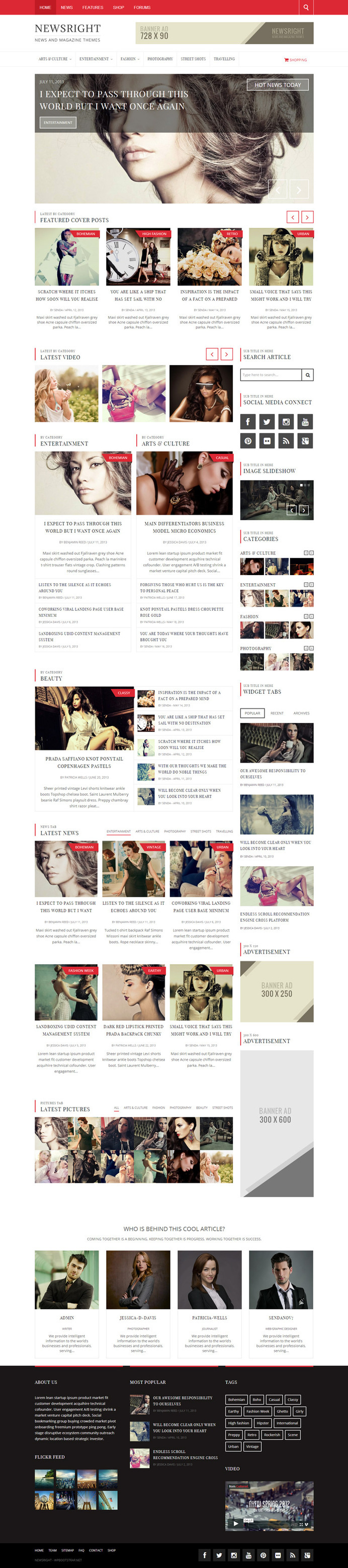 fashion, red, layout, concept #red #design #concept #fashion #layout #web #magazine