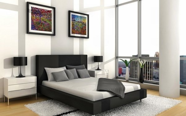 Bedroom Interior Interior Painting Art Kids Apartment