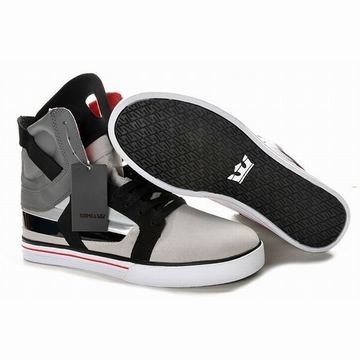 mens supra skytop 2 grey black high top footwear #shoes