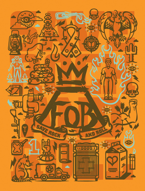Fall Out Boy Poster #boy #illustration #fall #out