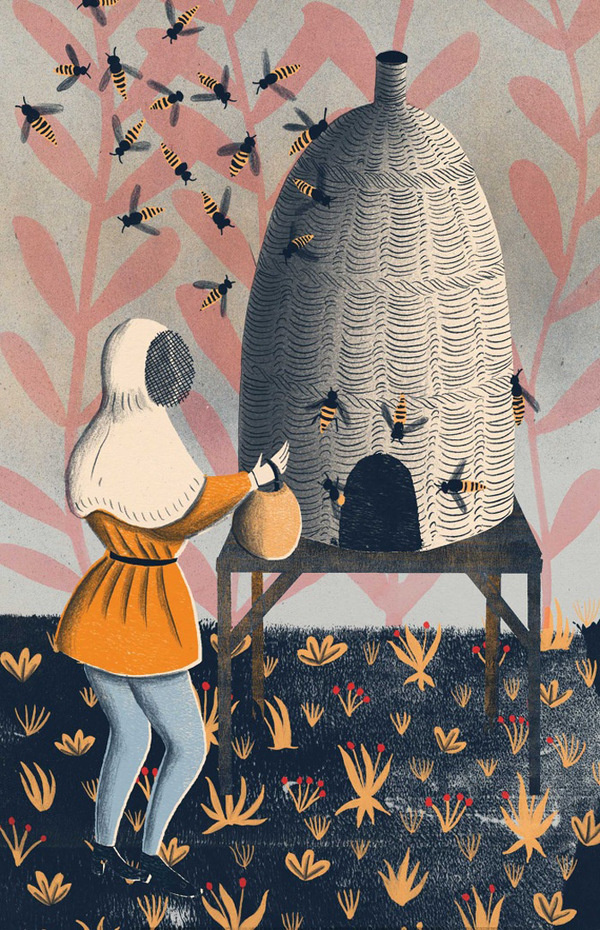 EleanorTaylor_01 #illustration #bee #beehive #eleanortaylor