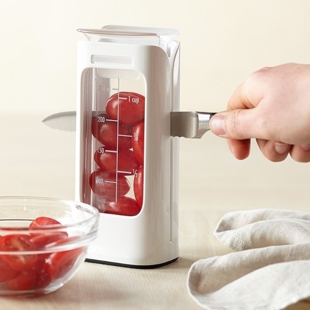Tomato & Grape Slicer by OXO #tech #flow #gadget #gift #ideas #cool