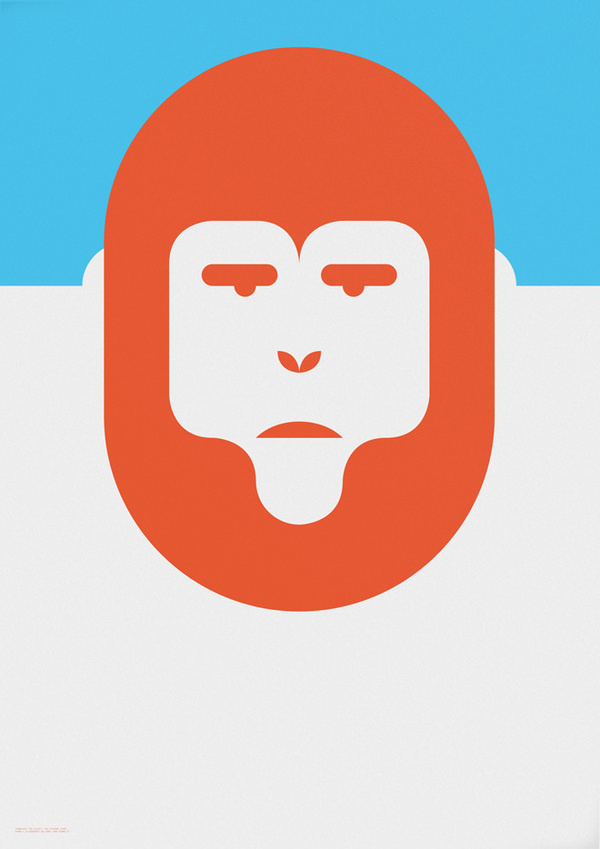 Forma #flat #icon #monkey #simple #illustration