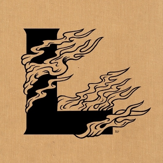 RyanFrease_L.jpg 600×600 pixels #flame #type #letter #fire