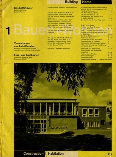 Bauen+Wohnen: Volume 02, Issue 01 | Flickr - Photo Sharing! #swiss #design #graphic #cover #grid #bauen+wohren #magazine #typography