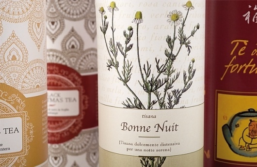 Il racconto del tè on the Behance Network #packaging #botanic #illustration #tea #pack