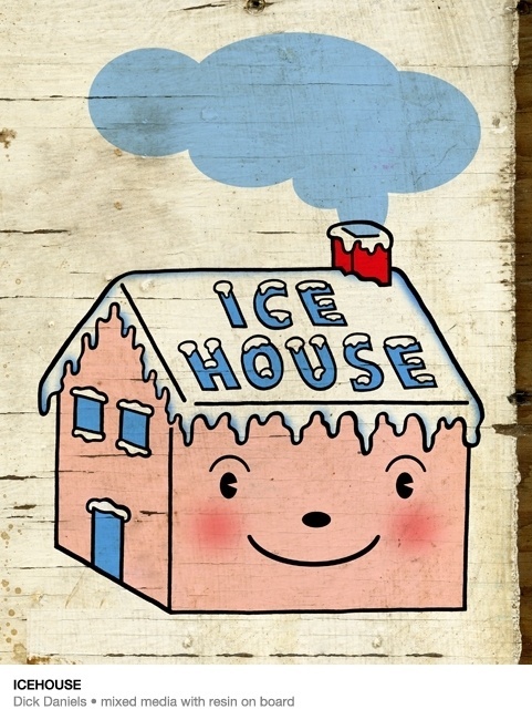 Funhouse57 - Now Showing - Mixed Media #design #art #painting #cute #type #illustraiton #drawing #typography