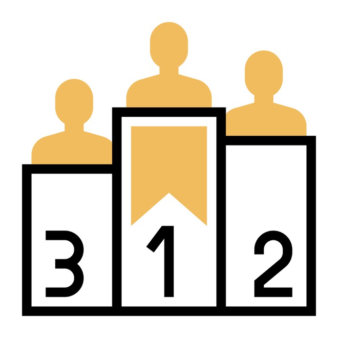 See more icon inspiration related to podium, win, first, sports and competition, position, winner, person and people on Flaticon.