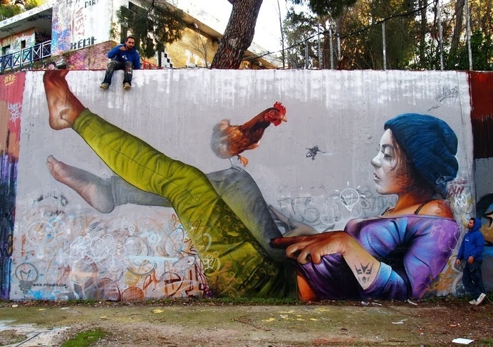 Street Art By Pichi and Avo – In Spain and Greece #greece #spain #art #street