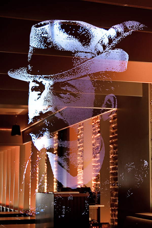 La Chasseur #projection #branding #restaurant