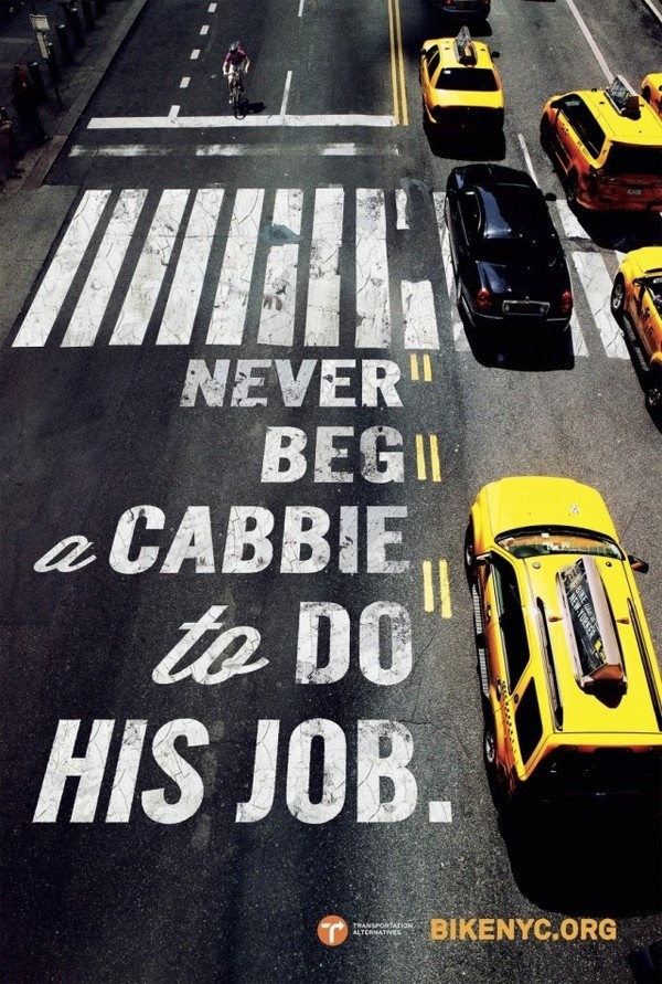 Bike Like a New Yorker5 #bicycle #typography #bike #street #york #nyc #new