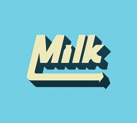 The Phraseology Project #inspiration #lettering #design #milk #type #typography
