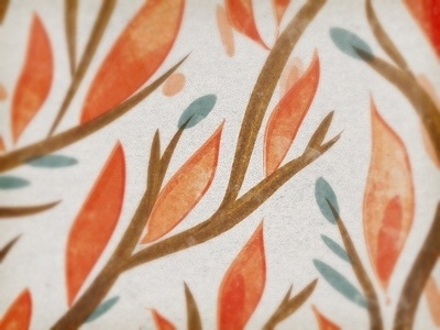Dribbble - Leafy illo by Leah Correa #illustration #branch #leaf