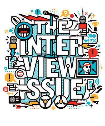 ESPN Interview Issue Matt Lehman Studio #lehman #matt #studio #typography