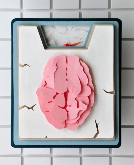 Medicine + Science Redesign: Paper Illustration | Flickr - Photo Sharing! #paper #brain
