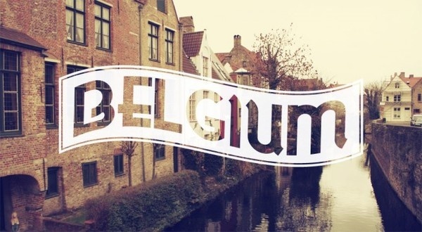 Europe in Typography – Fubiz™ #type #belgium #europe #typography