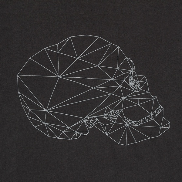 Koning Caveira Maculina Camisetas #skull #design #minimal #geometric