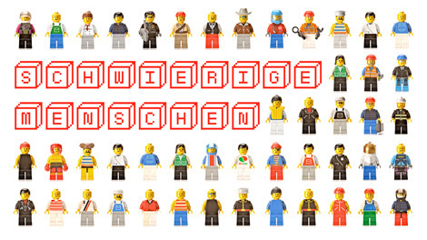 Flyer "Schwierige Menschen" #flyer #lego #menschen #schwierige