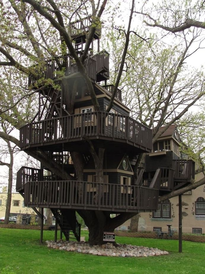 St Louis Park, Mn Historical Trucker Treehouse. #treehouse