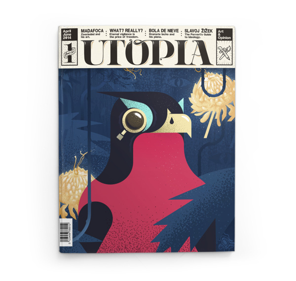 Magazine Cover Illustration Layout