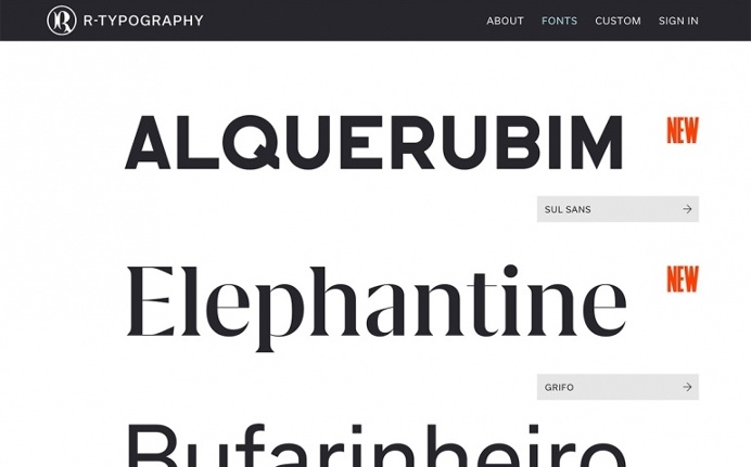 beautiful type foundry type r-typography website webdesign site of the day Rui Abreu mindsparkle mag designblog design designer modern