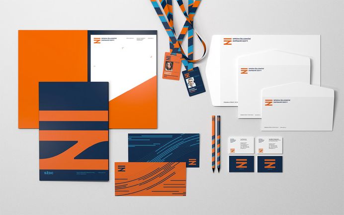 New Logo and Identity for SŽDC by Studio Marvil