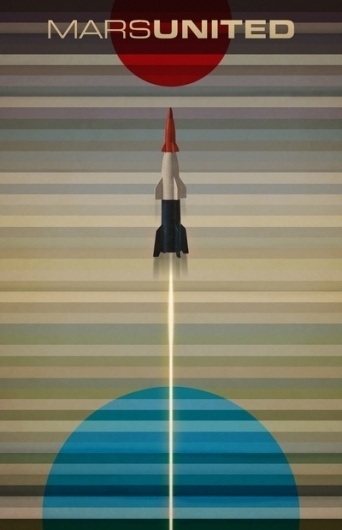 MarsUnited Liftoff Art Print by Andy Rohr | Society6 #marsunited #space #poster