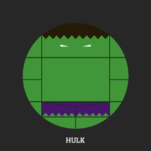 Projekt Sirkols #hulk #incredible #avenger #circles #hero #sknny