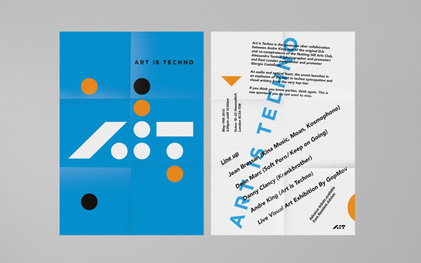 Art is Techno — Identity on Behance #poster