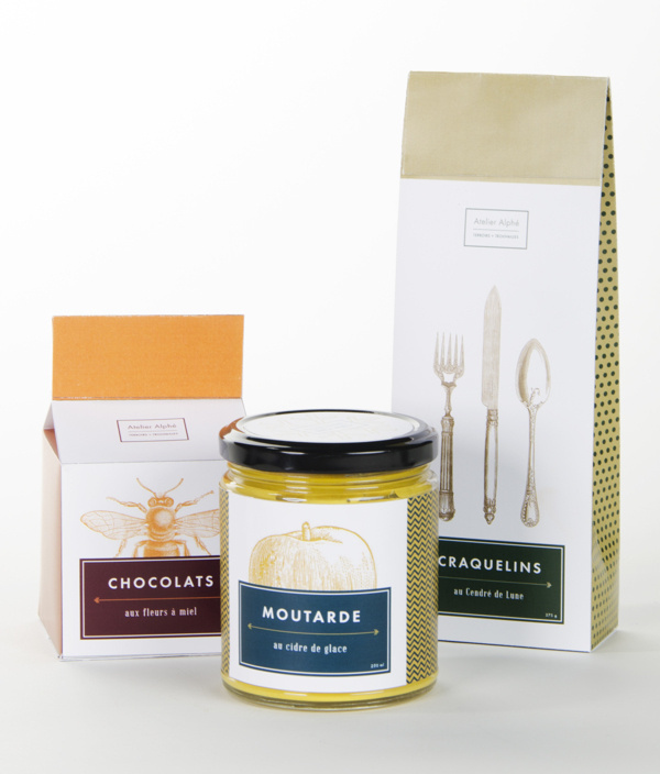 ATELIER ALPHÉ - Emballage on Behance #packaging #food