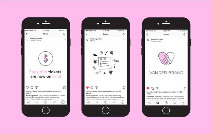 Instagram Content for The Design Clinic