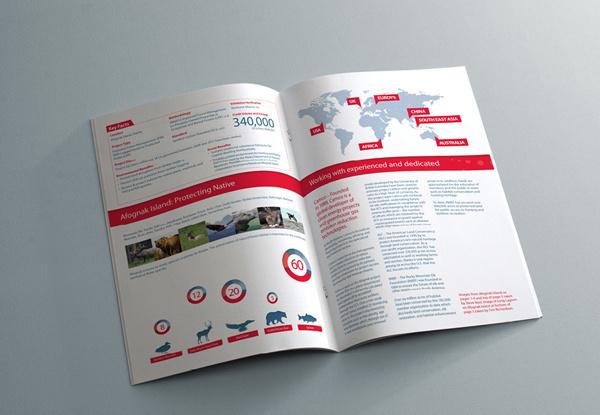 Brochure design idea #59: Camco Afognak Island brochure on Behance #print #design #infographic #map #infographics #brochure...