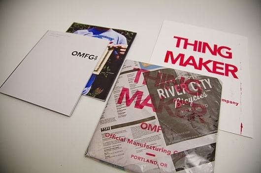 OMFG co. Design showcase book. #henderson #packaging #portland #book #promo #kendall #omfgco #oregon