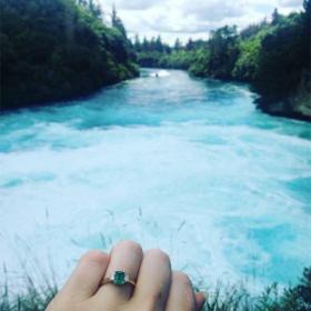 This engagement ring has me green with envy