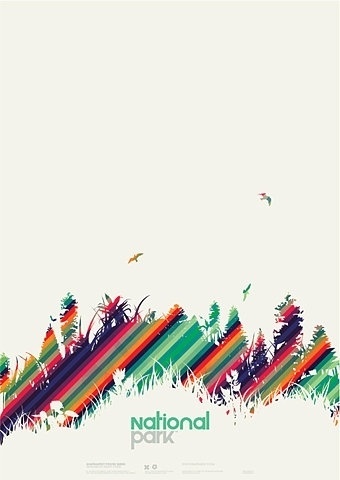 FFFFOUND! | Print Work on the Behance Network #national #park