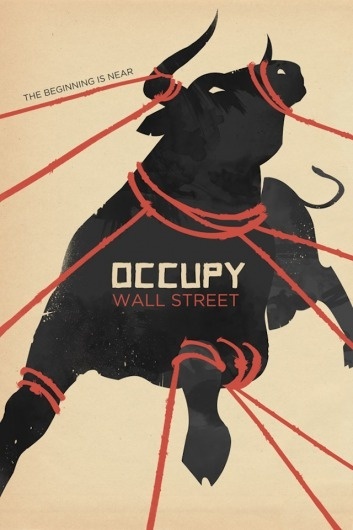The Beginning Is Near – occuprint #occupy #wall #clotfelter #poster #street #alexandra