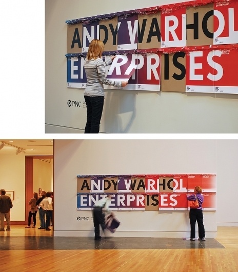 Andy Warhol Enterprises | Matt Kelm Design #signage #andy #posters #warhol