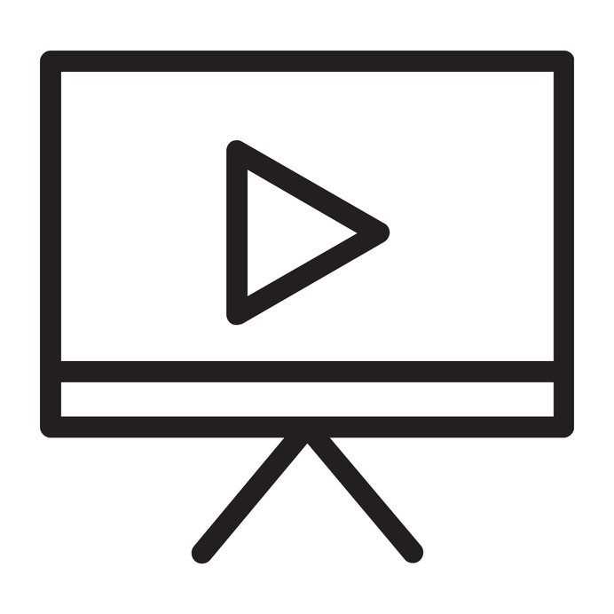 See more icon inspiration related to play, screen, seo and web, play button, video player, computing, multimedia, monitor, technology and computer on Flaticon.
