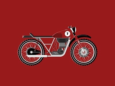 Momochicle by Nathan Lewis #illustration #bike #motorcycle