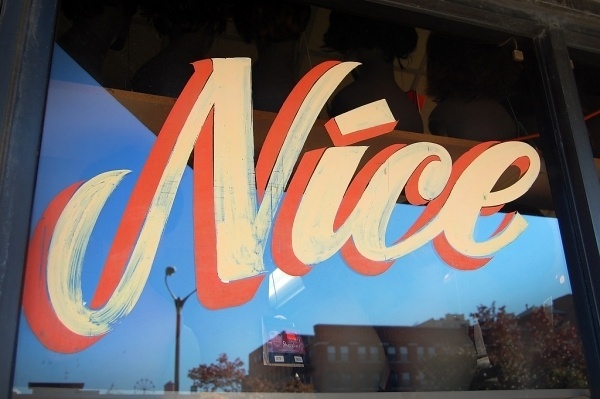 All sizes | Nice | Flickr - Photo Sharing! #lettering #nice #drawn #signage #hand #typography