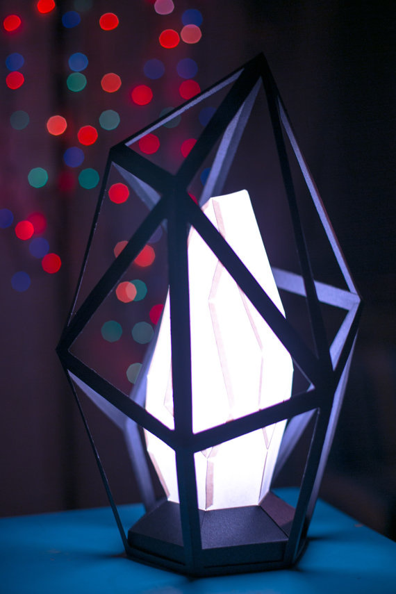 Papercraft Lamp - Like a Diamond