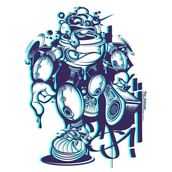 Dj.Riot's 12 #vector #design #illustration #3d #charcter