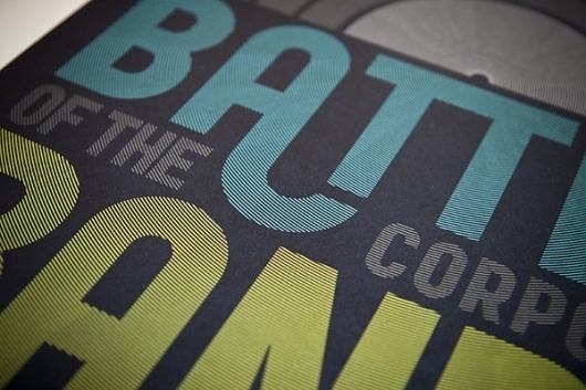 POSTER – Battle of the Bands on the Behance Network #type #lines #typography