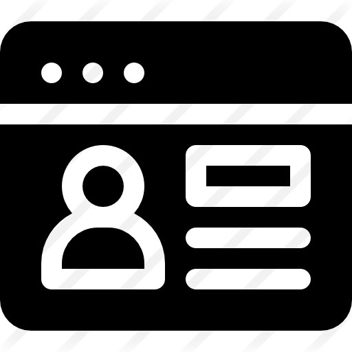 See more icon inspiration related to profile, ui, seo and web, personal, computing, web page, browser, website, user, interface, internet, people, web and social on Flaticon.